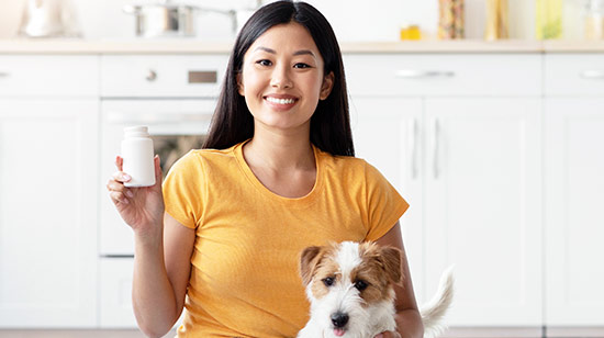 Probiotic supplement for dogs